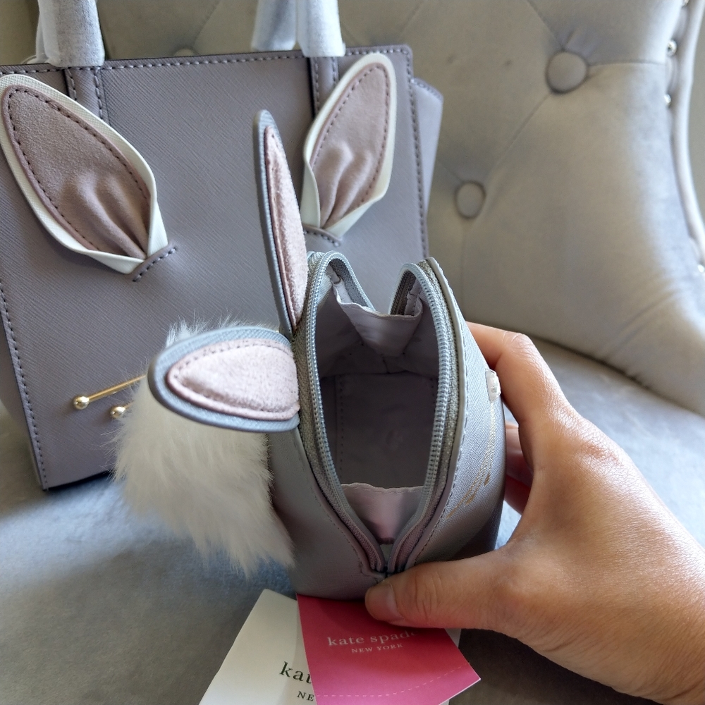🔥LAST 1🔥NWT KATE SPADE BUNNY COIN PURSE - Picture 6 of 10